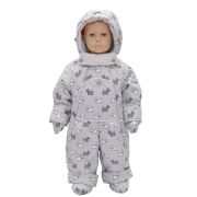 Комбинезон-трансформер 72-18(72-23) «Собачки» зима-весна с отстёгивающимся мехом