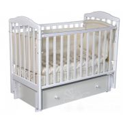 Кровать Helen 3 (белый) УМ закр. ящик