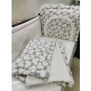 Противоударники в кровать.«Мишки» серый