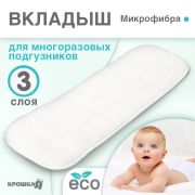 4776749 Вкладыш в многоразовый подгузник 3-х слойный, Микрофибра