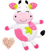 647 Игрушка 3 в 1 с вишневыми косточками «Клубничная корова»