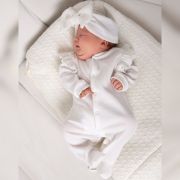 Комбинезон-слип+ шапка«бант»