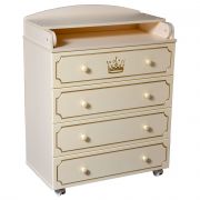 Комод «Crown» 800/4 МДФ, сл.кость