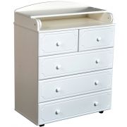 Victoria Комод белый 800/5 МДФ