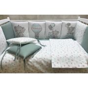 Комплект в кровать НЕ-92, 17пр.зел/слоник