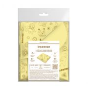 INSEENSE Клеенка без тесьмы 0,7 х 1м желтая с рисунком