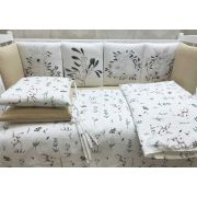 Комплект в кровать НЕ-90, 17 пр.беж/зайчики