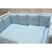 Комплект в кровать «Аист» мозаика-57, 17пр. голубой однотон