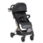 Kоляска прогулочная Comfy Go Comfort Черный на золотой раме
