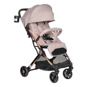 Kоляска прогулочная Comfy Go Comfort Бежевый (золотая рама)