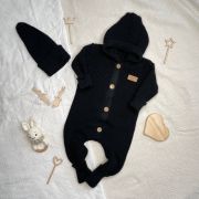 Комбинезон+шапочка вязаный