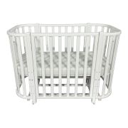 Кровать «Estelle» 4,поперечный маятник белый/белый