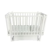 Детская кроватка-трансформер Florencia с ящиком 3 в 1 (поперечный маятник)