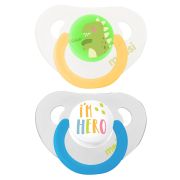 МЕПСИ Пустышка латекс 6+, 2 шт.(0344)