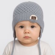 Б-304 Вязаная шапочка с утеплением